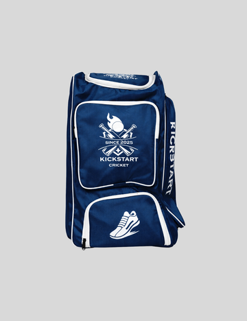 Kickstart Cricket Premium Kit Bag - Medium Capacity Duffle with Shoe Compartment and wheels