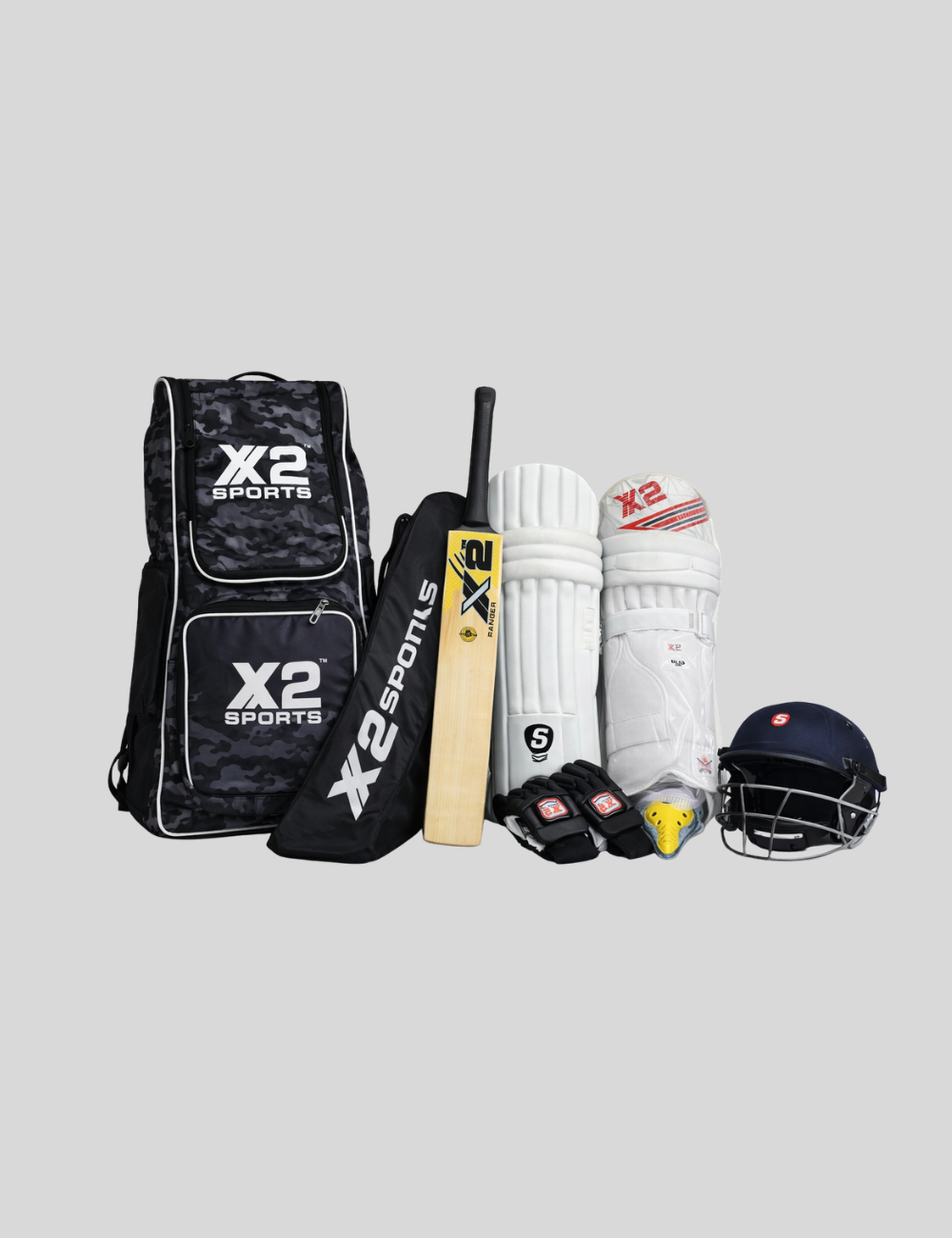 X2 Sports Men Size- Complete Cricket Kit