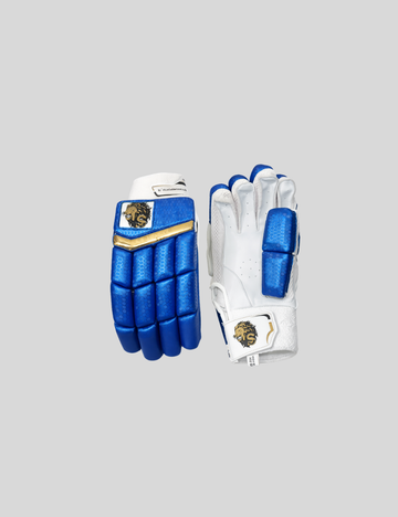 Titanium Sports Lion Series Batting Gloves (Blue & Gold)