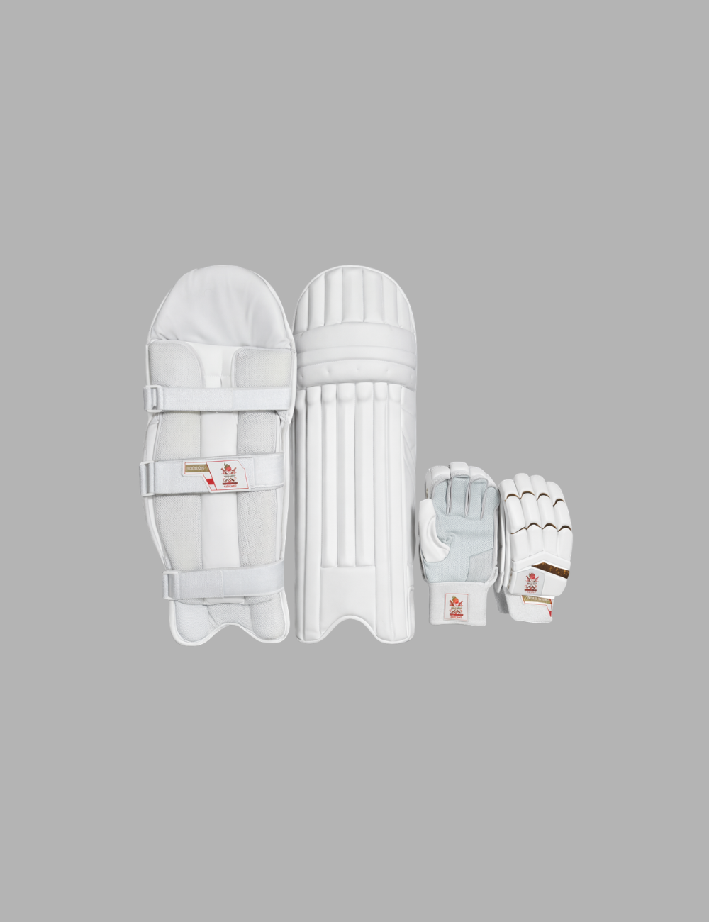 Kickstart Premium Cricket Batting Pads & Gloves Combo